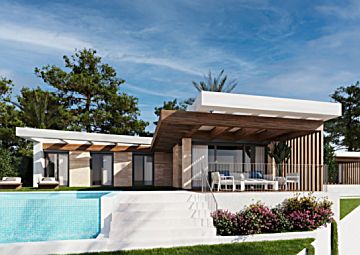Imagen 1 Venta de casa con piscina y terraza en Polop